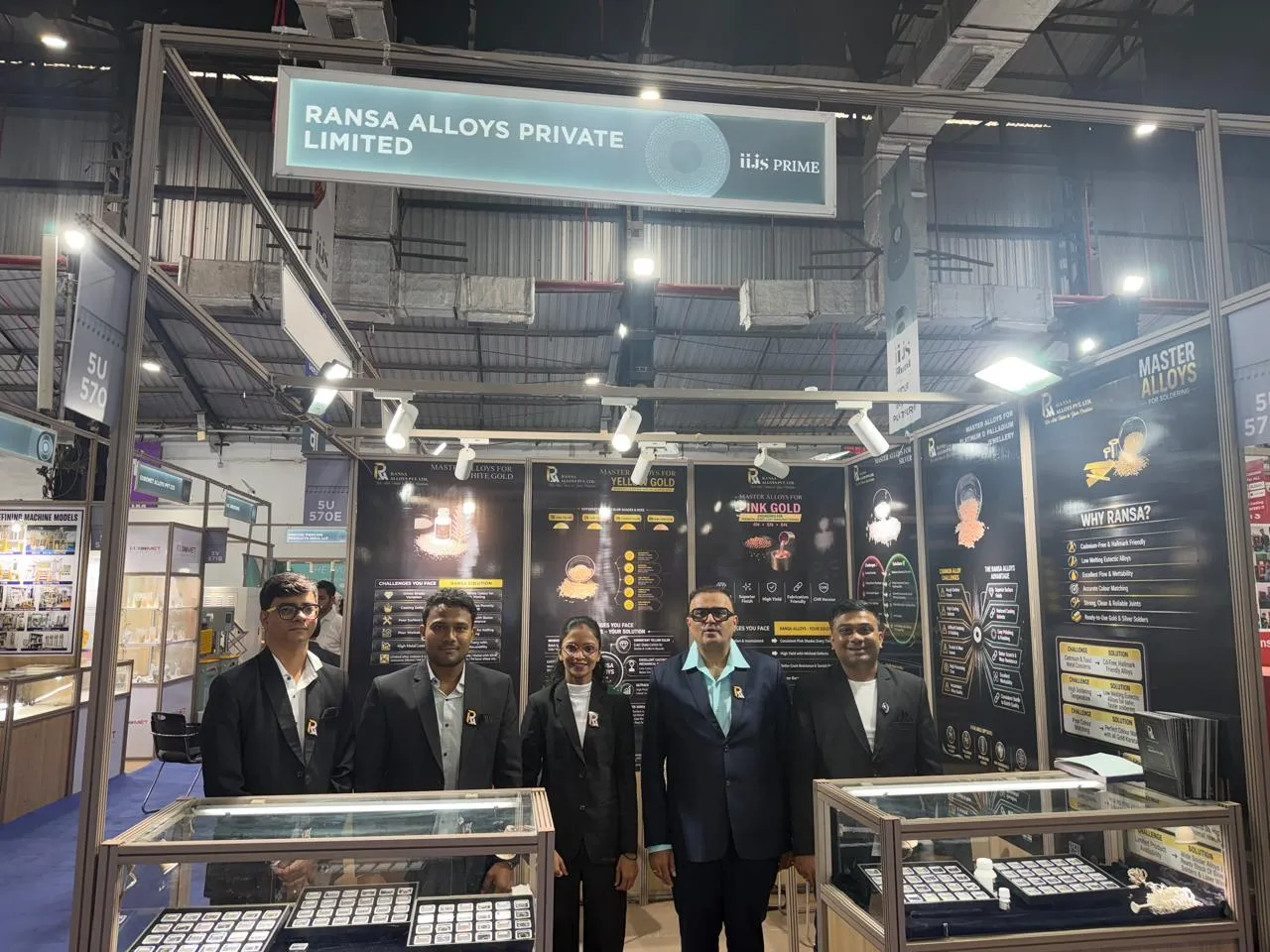 Ransa Alloys management team at IIJS Premiere 2026
